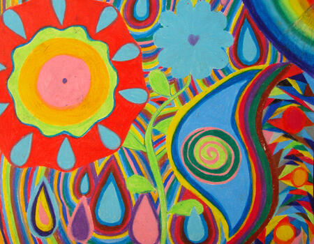 Malen und Gestalten im Atelier 