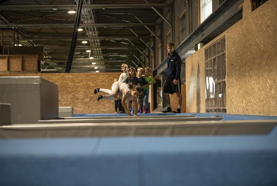 Trampolin Ferienkurs im Skills Park