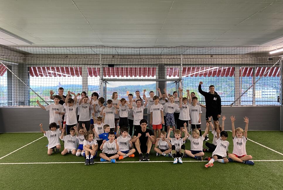 Teambild im Fussballcamp