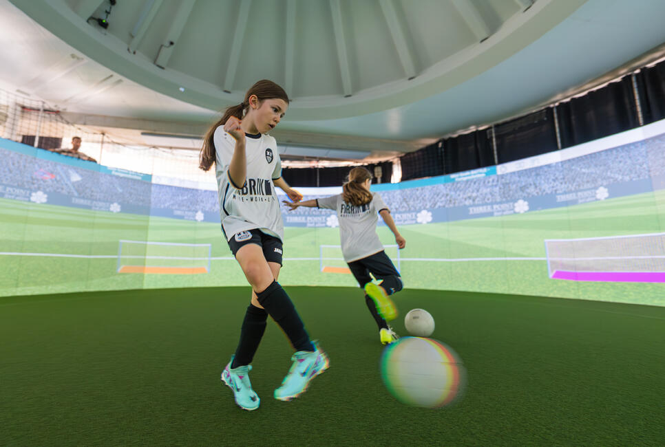 Fussballcamp in der Arena
