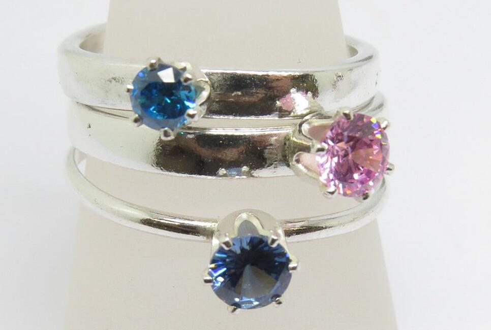 selbst geschmiedete Ringe