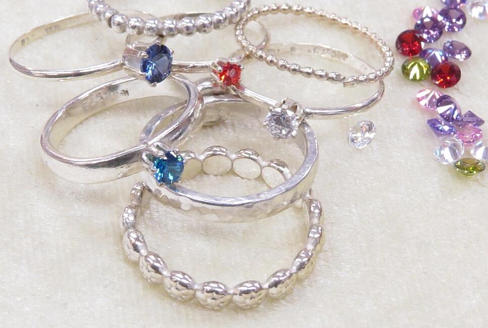 Unterschiedliche Ringe