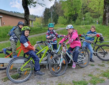 Fit auf dem Bike