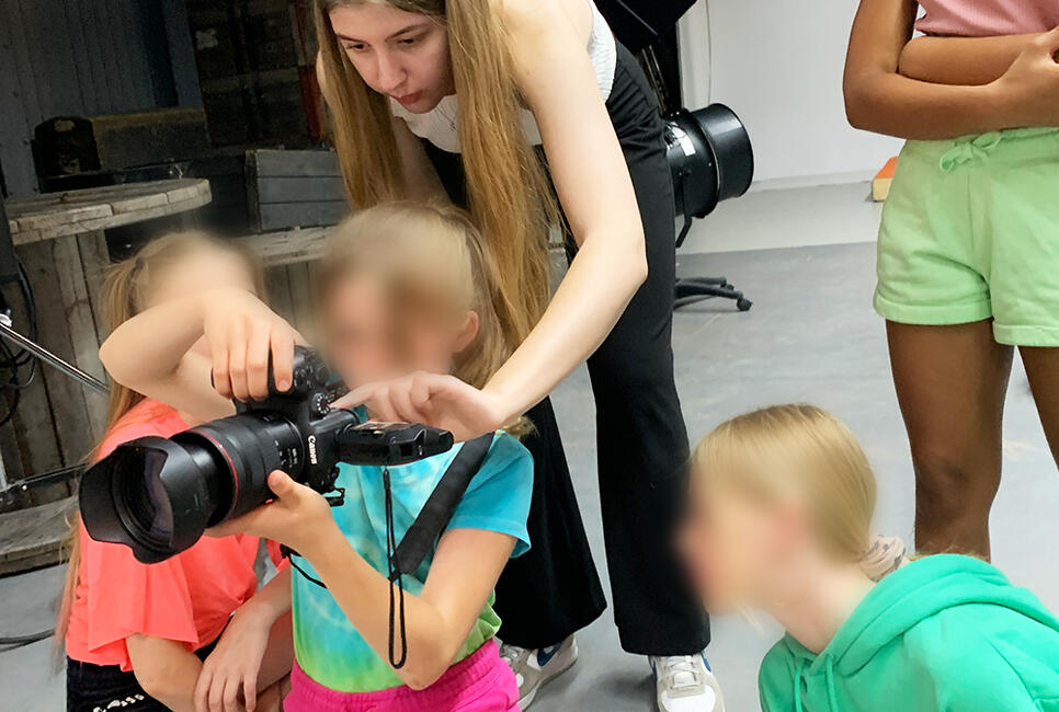 Fotokurs im Fotostudio