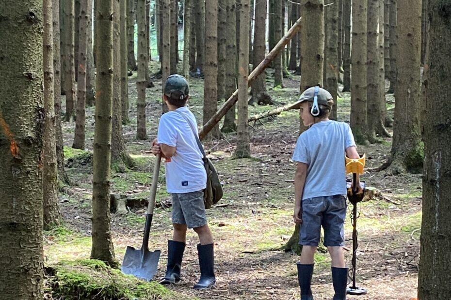 Schatzsuchen mit Kindern