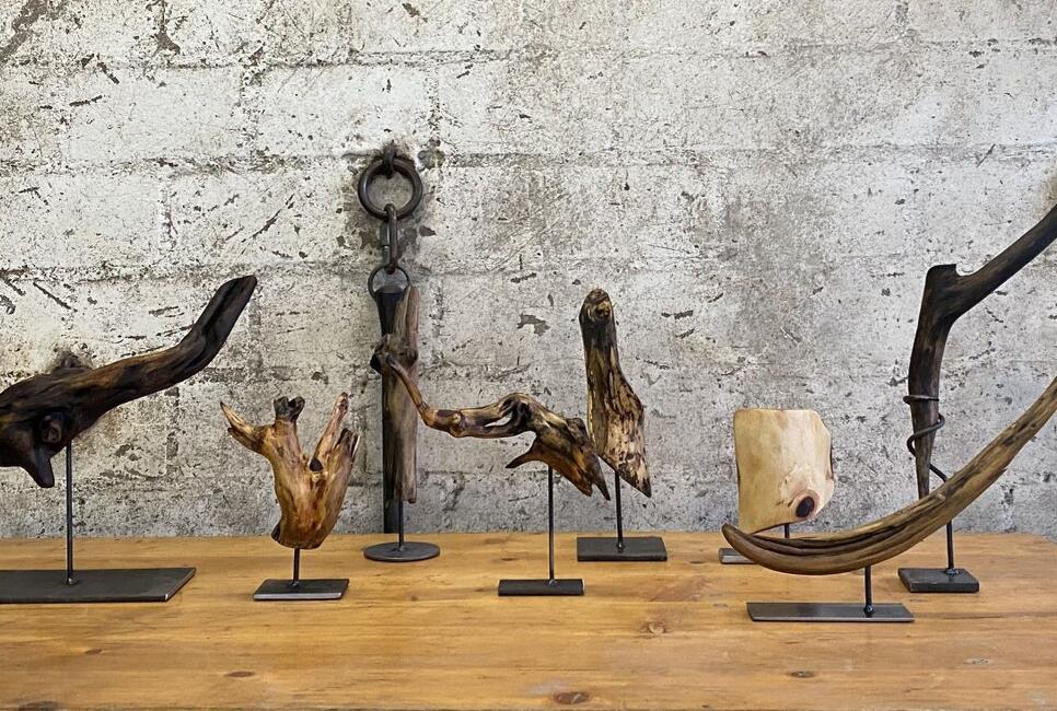 Schwemmholz Skulpturen