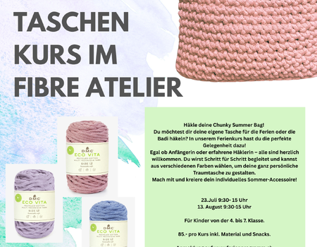 Häkeltaschenkurs im Fibre Atelier