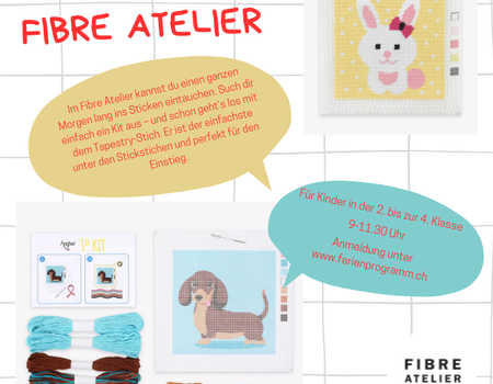 Sticken im Fibre Atelier